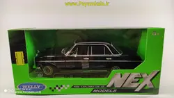 ماکت ماشین فلزی مرسدس بنز 220(1:24) (MERCEDES BENZ 220 BY WELLY) مشکی