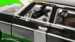 ماکت ماشین فلزی مرسدس بنز 220(1:24) (MERCEDES BENZ 220 BY WELLY) مشکی