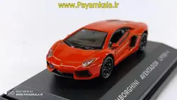 ماکت مینیاتوری لامبورگینی (1:87)(LAMBORGHINI AVENTADOR LP700-4 BY WELLY) نارنجی