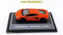 ماکت مینیاتوری لامبورگینی (1:87)(LAMBORGHINI AVENTADOR LP700-4 BY WELLY) نارنجی