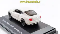 ماکت مینیاتوری بنتلی ( Bentley Continental SuperSports By WELLy)(1:87) سفید