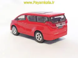 اسباب بازی تویوتا چراغدار (TOYOTA ALPHARD BY KINGSTOY) قرمز