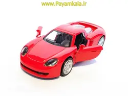 ماکت فلزی عقب کش اسپرت چراغدار (کد 12D) طرح 03 قرمز