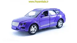 ماشین بنتلی بنتایگا مولینر چراغ چشمک زن (KINGS TOY-5168) بنفش