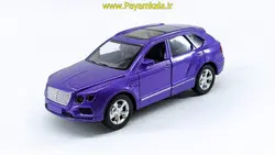 ماشین بنتلی بنتایگا مولینر چراغ چشمک زن (KINGS TOY-5168) بنفش