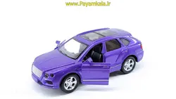 ماشین بنتلی بنتایگا مولینر چراغ چشمک زن (KINGS TOY-5168) بنفش