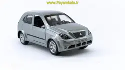 ماشین اسباب بازی تیبا2 (هاچبک) موزیکال-چراغدار نوک مدادی  (1:32)طرح 02