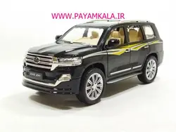(جعبه دار) ماکت تویوتا لندکروز (TOYOTA V8 CHEZHI)(CZ123) مشکی