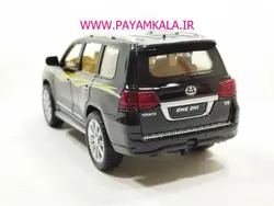 (جعبه دار) ماکت تویوتا لندکروز (TOYOTA V8 CHEZHI)(CZ123) مشکی