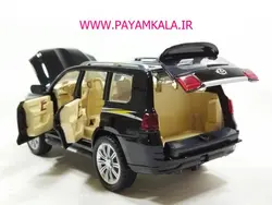 (جعبه دار) ماکت تویوتا لندکروز (TOYOTA V8 CHEZHI)(CZ123) مشکی