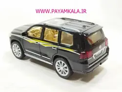 (جعبه دار) ماکت تویوتا لندکروز (TOYOTA V8 CHEZHI)(CZ123) مشکی