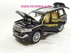 (جعبه دار) ماکت تویوتا لندکروز (TOYOTA V8 CHEZHI)(CZ123) مشکی