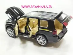 (جعبه دار) ماکت تویوتا لندکروز (TOYOTA V8 CHEZHI)(CZ123) مشکی