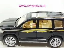 (جعبه دار) ماکت تویوتا لندکروز (TOYOTA V8 CHEZHI)(CZ123) مشکی