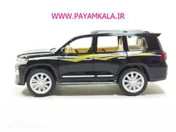 (جعبه دار) ماکت تویوتا لندکروز (TOYOTA V8 CHEZHI)(CZ123) مشکی