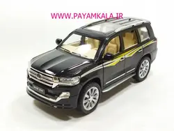 (جعبه دار) ماکت تویوتا لندکروز (TOYOTA V8 CHEZHI)(CZ123) مشکی