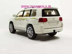 (جعبه دار) ماکت تویوتا لندکروز (TOYOTA V8 CHEZHI)(CZ123) سفید