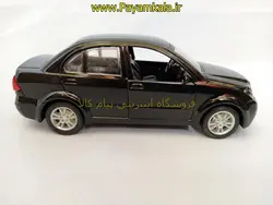 (صندوق دار) ماشین اسباب بازی تیبا موزیکال-چراغدار مشکی (1:32) پیام کالا