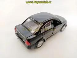 (صندوق دار) ماشین اسباب بازی تیبا موزیکال-چراغدار مشکی (1:32) پیام کالا