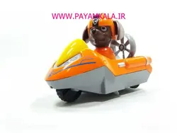 (سایز متوسط)سگ نگهبان فلزی موزیکال چراغدار زوما(A003L)