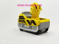 (سایز متوسط)سگ نگهبان فلزی موزیکال چراغدار رابل(A003L)