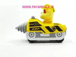 (سایز متوسط)سگ نگهبان فلزی موزیکال چراغدار رابل(A003L)
