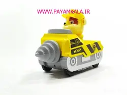 (سایز متوسط)سگ نگهبان فلزی موزیکال چراغدار رابل(A003L)