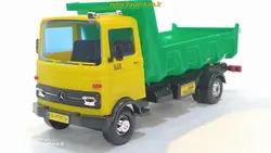 کامیون اسباب بازی مینی خاور طلقی زرد سبز