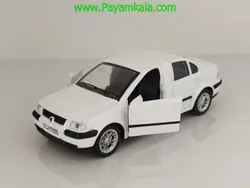 ماشین فلزی سمند سریر (غیر موزیکال-JS1030) رنگ سفید | انواع ماشین های فلزی