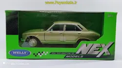 ماکت ماشین پژو 504 (1:24)(PEUGEOT 504 1975 BY WELLY) بژ
