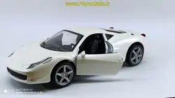 ماکت فلزی فراری 1:24 (DIECAST METAL) سفید-ماشین فلزی فراری