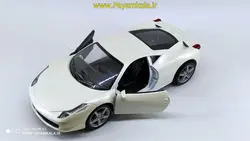 ماکت فلزی فراری 1:24 (DIECAST METAL) سفید-ماشین فلزی فراری