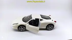 ماکت فلزی فراری 1:24 (DIECAST METAL) سفید-ماشین فلزی فراری