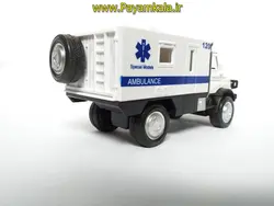 کامیون آمبولانس (KINGS TOY) فروشگاه اینترنتی پیام کالا فروشنده انواع ماشین فلزی