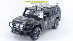 ماشین فلزی هامر پلیس (674) مشکی