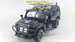 ماشین فلزی هامر پلیس (674) مشکی