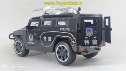 ماشین فلزی هامر پلیس (674) مشکی