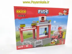 لگو آتشنشان 3 در 1(کد8-3018) تعداد قطعات 86