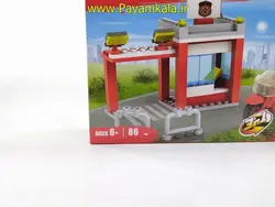 لگو آتشنشان 3 در 1(کد8-3018) تعداد قطعات 86