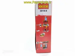 لگو آتشنشان 3 در 1(کد8-3018) تعداد قطعات 86
