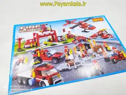 لگو آتشنشان 3 در 1(کد8-3018) تعداد قطعات 86
