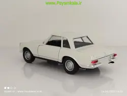 ماشین فلزی مرسدس بنز(MERCEDES BENZ 230SL 1963 BY WELLY) کرم