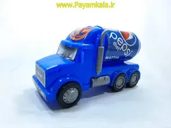 ماشین کامیون نوشابه ای پپسی (volvo) پلاستیکی  آبی رنگ
