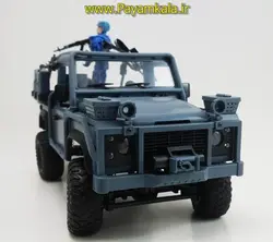اسباب بازی لندرور کنترلی صخره نورد (MN-96) رنگ خاکی