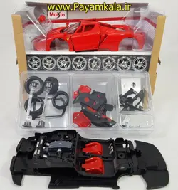 کیت ماکت فلزی فراری بزرگ (1:24) (FERRARI 458 BY ASSEMBLY MAISTO)