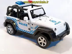 جیپ پلیس Shun Li Toys سفید - فروشگاه اینترنتی پیام کالا : اسباب بازی دخترانه و پسرانه ماشین، موتور، لگو، بدلیجات، نقره
