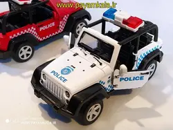 جیپ پلیس Shun Li Toys سفید - فروشگاه اینترنتی پیام کالا : اسباب بازی دخترانه و پسرانه ماشین، موتور، لگو، بدلیجات، نقره