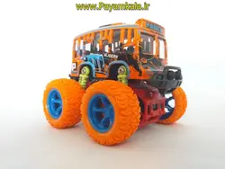 اتوبوس چرخ درشت فانتزی Y66 نارنجی فروشگاه اینترنتی پیام کالا فروشنده انواع اسباب بازی