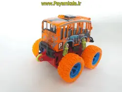 اتوبوس چرخ درشت فانتزی Y66 نارنجی فروشگاه اینترنتی پیام کالا فروشنده انواع اسباب بازی
