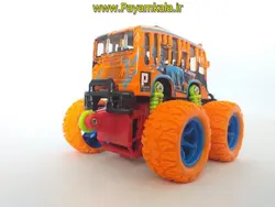 اتوبوس چرخ درشت فانتزی Y66 نارنجی فروشگاه اینترنتی پیام کالا فروشنده انواع اسباب بازی